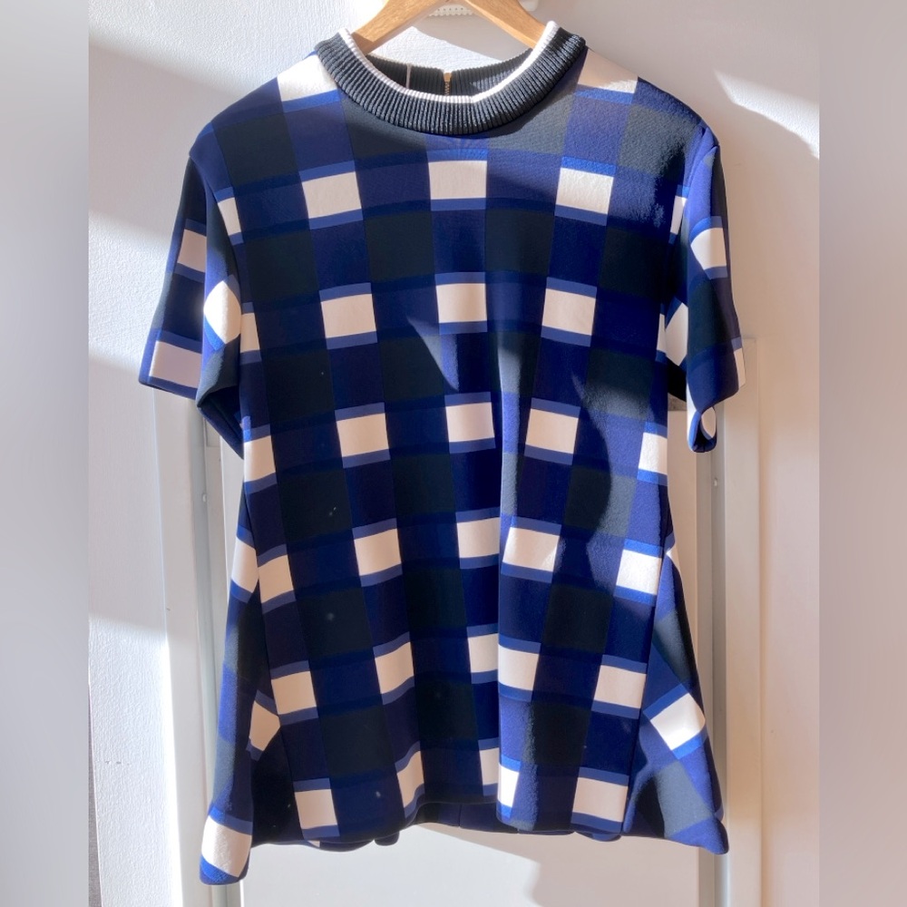 Marni peplum blue top - Picture 2 of 7
